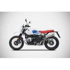 ZARD Stainless Limited Edition High Mount Slip-on Exhaust for the BMW R NineT / Pure / Urban GS (17-20)